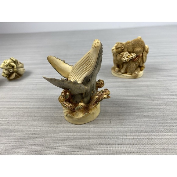 Harmony Kingdom Treasure Jests Lot Of 5 + Pin ~ Whale Beavers‎ Frogs Shells - Picture 13 of 16